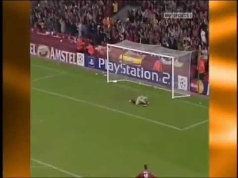 Youtube: Gerrard Goal v Olympiakos (UEFA Champions League Group Stage 2004)