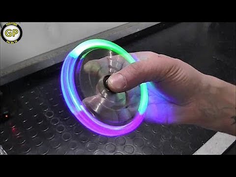 Youtube: LED Hand Spinner Fidget Toy - Fai da te - Life Hack by Gianni Pirola
