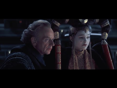 Youtube: Star Wars Episode I - The Phantom Menace. Palpatine's Manipulations. 4K ULTRA HD.