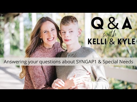 Youtube: SYNGAP1 Questions and Answers - Q&A #1 with Kelli & Kyle - Disability and Special Needs Q&A