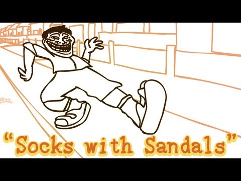 Youtube: Socks with Sandals