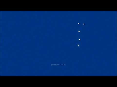 Youtube: Uncut video of Balloon or UFO splitting into 5 orbs June 2013
