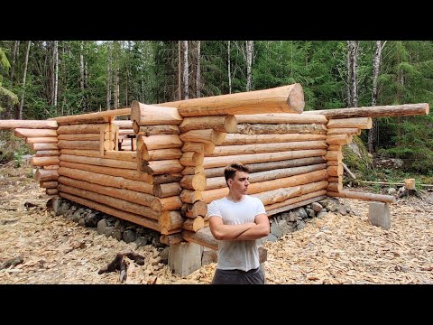Youtube: One Year Alone In The Forest Building A Log Cabin