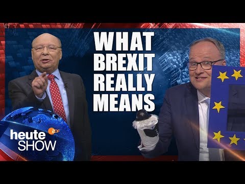 Youtube: This is what Brexit REALLY means! German political comedy "heute show" (English subtitles)