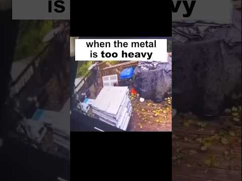 Youtube: When the Metal is too heavy 🤘 #deathmetal #deathcore #metal #heavymetal