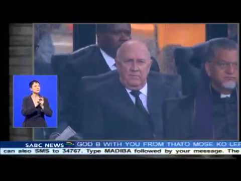 Youtube: Fake interpreter at Mandela Memorial