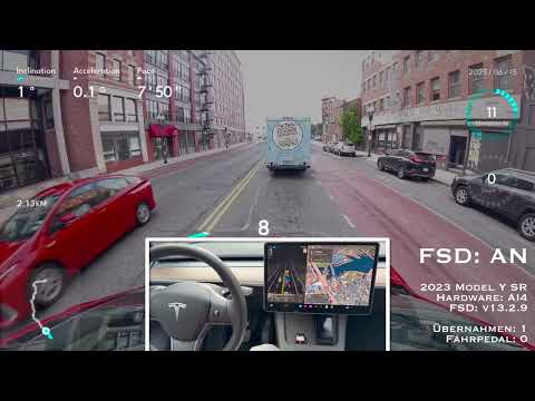 Youtube: Tesla Software startet während Fahrt neu - wie verhält sich FSD??