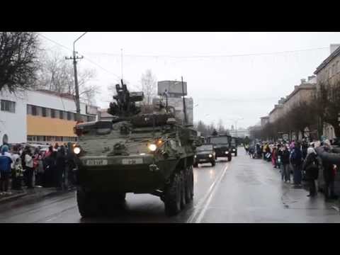 Youtube: The military parade in Narva (Estonia) 02/24/2015