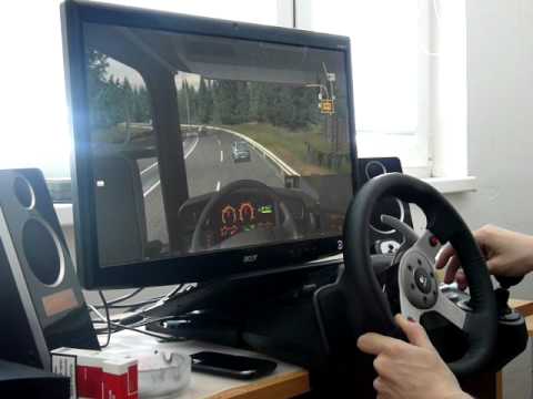 Youtube: Gts Scania 143 + Logitech G25  part1