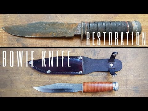 Youtube: Bowie Knife Restoration