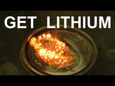 Youtube: Get Lithium Metal From an Energizer Battery
