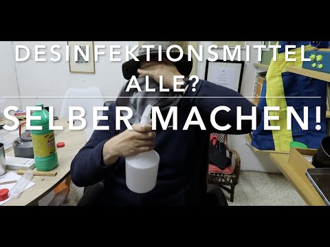 Youtube: Desinfektionsmittel selber machen