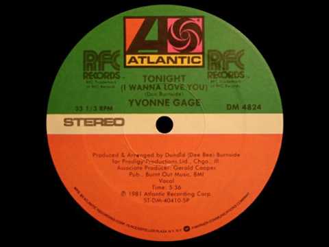 Youtube: YVONNE GAGE   TONIGHT I WANNA LOVE YOU