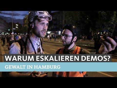 Youtube: Gewaltbereite Linke vs. Polizei - Teil 2 - Warum eskaliert es?