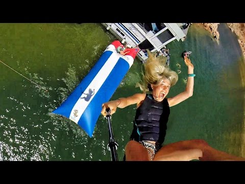 Youtube: Human Water Catapult - 55 Foot Launch! In 4k