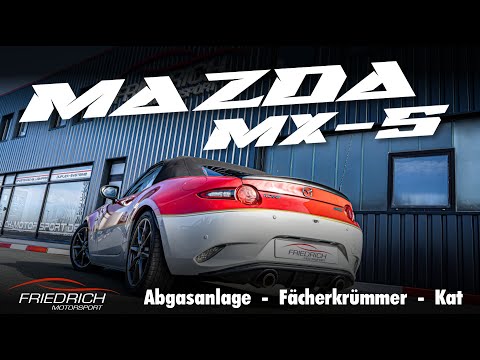 Youtube: Friedrich Motorsport  -  Mazda MX-5  -  Abgasanlage Sonderanfertigung