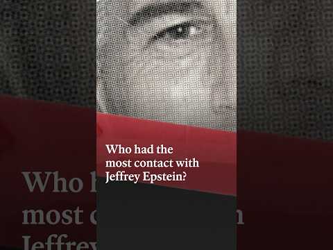 Youtube: Wer hatte den meisten Kontakt zu Jeffrey Epstein?