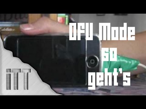 Youtube: So kommt man in den DFU-Mode