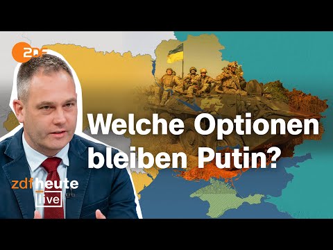 Youtube: Krim-Angriff und Vorstöße an der Front – Militärexperte Gressel über Putins Reaktion | ZDFheute live