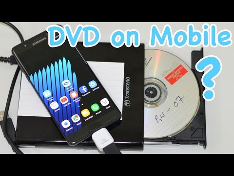 Youtube: How to Connect CD DVD Drive to YOUR Mobile with OTG Connector? - Galaxy Note 7