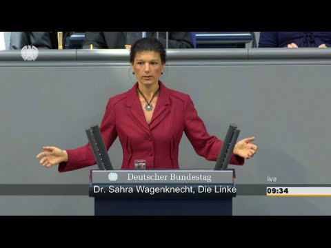 Youtube: Sahra Wagenknecht mahnt " Rendezvous mit der Realität" an 19.03.2015 - Bananenrepublik