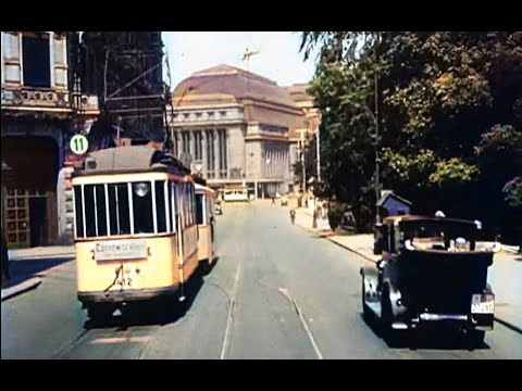 Youtube: Leipzig 1931 in Farbe (Mit der Straßenbahn durch Leipzig, Deutschland)