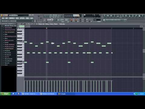 Youtube: How to make a Hip Hop RnB Piano Beat in Fl Studio