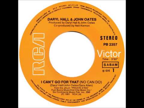 Youtube: Daryl Hall & John Oates - I Can't Go For That (Dj ''S'' Rework)