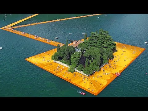 Youtube: Christo - Walking on Water | official trailer (2019) Christos Floating Piers