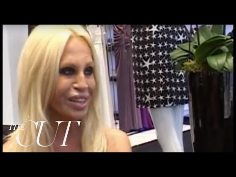 Youtube: Donatella Versace Interview at the Versace Store