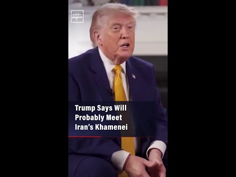 Youtube: Trump sagt, er werde sich wahrscheinlich mit Irans Khamenei treffen