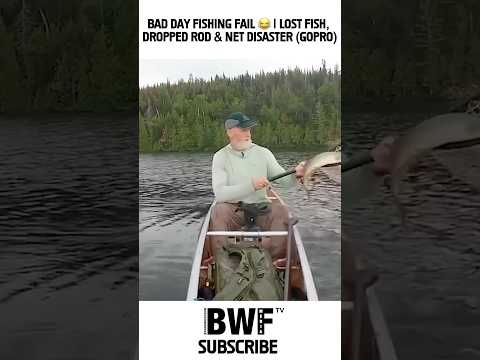 Youtube: Bad Day Fishing FAIL 😂 | Lost Fish, Dropped Rod & Net Disaster (GoPro)