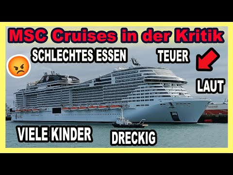 Youtube: MSC Cruises: Schlechtester Kreuzfahrt Anbieter? Darum ist MSC so umstritten 🛳
