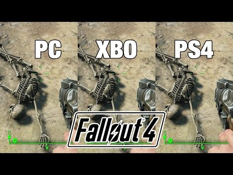 Youtube: Fallout 4 - PC vs Xbox One vs PS4 - Graphics Comparison / Grafikvergleich
