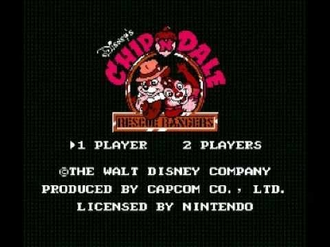 Youtube: Chip n Dale Rescue Rangers NES Walkthrough HQ High quality