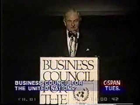 Youtube: David Rockefeller speaks about population control.