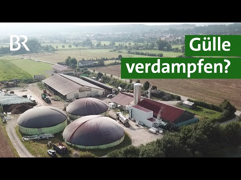 Youtube: Eine neue Landtechnik für Landwirte: Biogas-Gülle verdampfen | Unser Land | BR