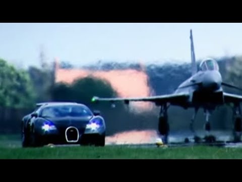 Youtube: Bugatti Veyron vs Euro Fighter Typhoon (HQ) | Drag Race | Top Gear