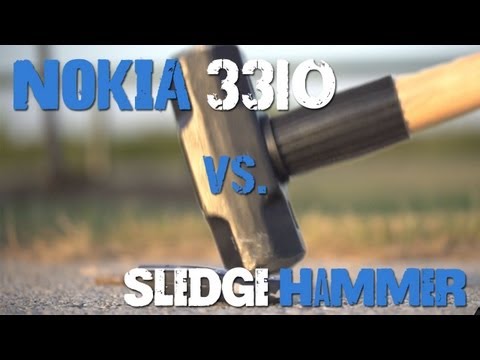 Youtube: Nokia 3310 Vs. Sledgehammer