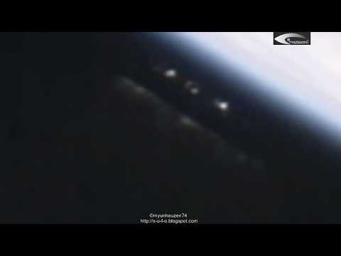 Youtube: Giant UFO near the ISS in Earth orbit - Reflection ISS? September 11, 2012.