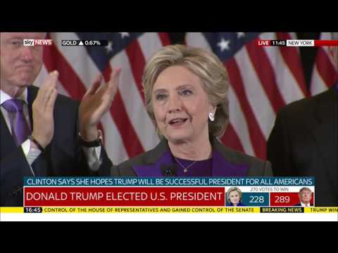 Youtube: Hillary Clinton's concession speech