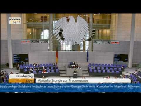 Youtube: 10.02.2011: Frauenquote - Bundestag