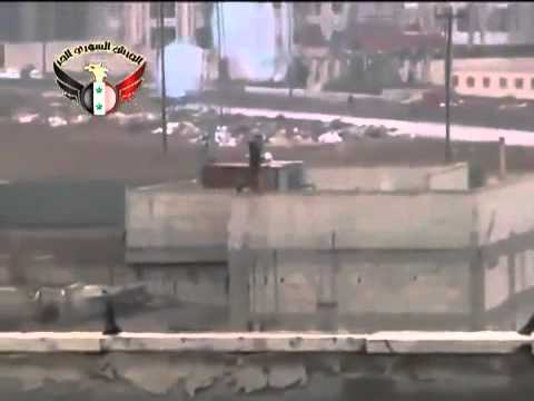 Youtube: الجيش الحر يدمر bmb حمص بابا عمرو