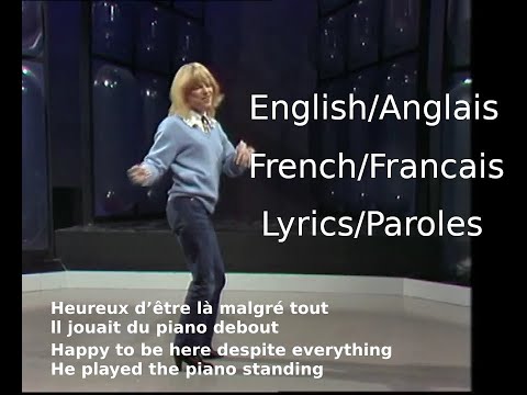 Youtube: Il Jouait Du Piano Debout - France Gall English Lyrics French Paroles (He Played The Piano Standing)