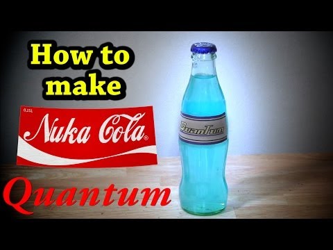Youtube: How to make Nuka Cola Quantum (Fallout DIY)