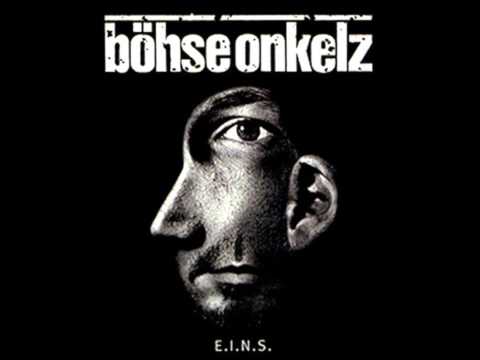 Youtube: Böhse Onkelz Album E.I.N.S.  Lied 13  Enie Tfahcstob rüf Ediona-Rap + Rückwarts