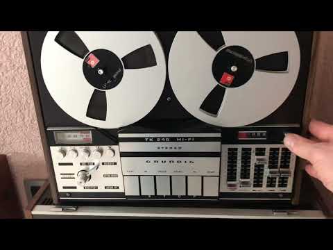 Youtube: Grundig TK 248 schwarze Version HiFi Stereo Tonbandgerät  Baujahr ca . 1969 war defekt Nr.2