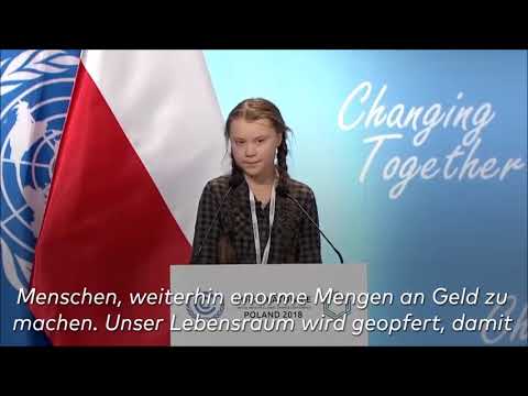 Youtube: 15-Jährige Klimaaktivistin Greta Thunberg stiehlt bei Klimakonferenz in Kattowitz allen die Show