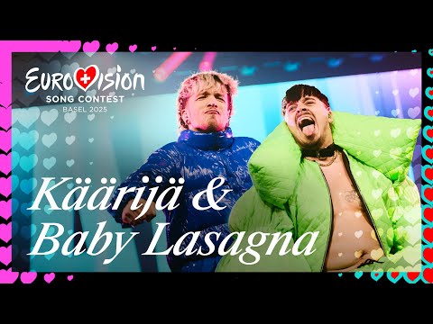 Youtube: Käärijä & Baby Lasagna - #eurodab at the Grand Final | Eurovision 2025 | #UnitedByMusic ​​🇨🇭
