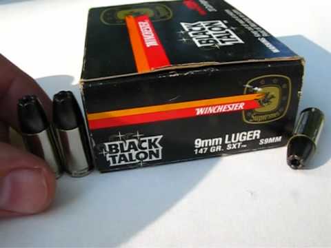 Youtube: Ammo Test  9mm Luger - 147 Gr Black Talon
